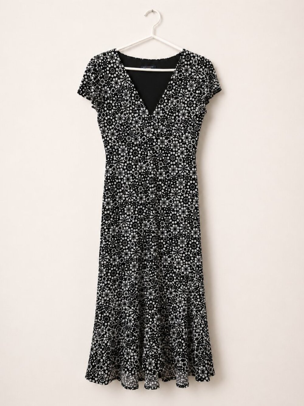 Tommy Hilfiger Black & White Polka Dot Maxi Dress Size 4 – New Without Tags